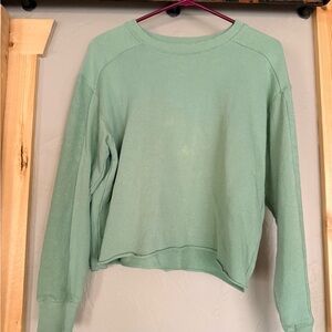 Aerie Sage Green Knit Top